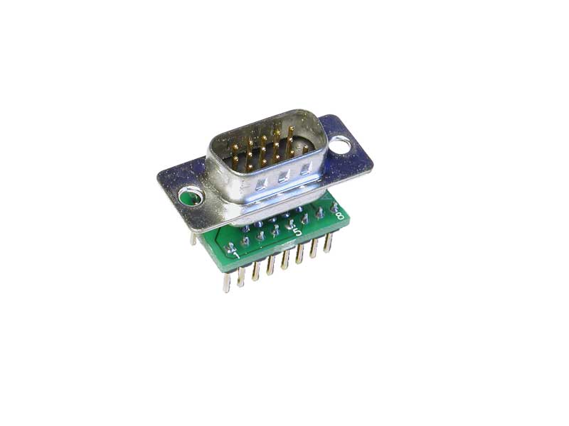 D-Sub Adapters, high-density 15-pin plug (VGA, SVGA)
