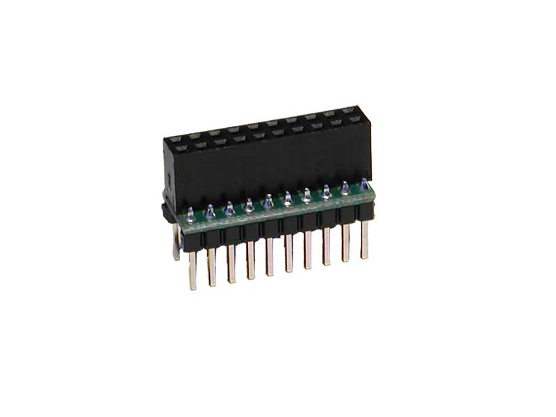 Dual-row Receptacle Adapter, 20-pin