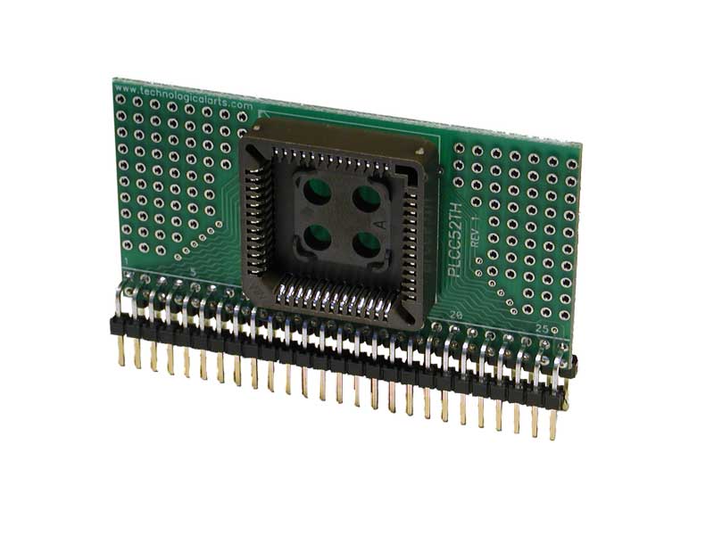 PLCC Adapter, 52-pin
