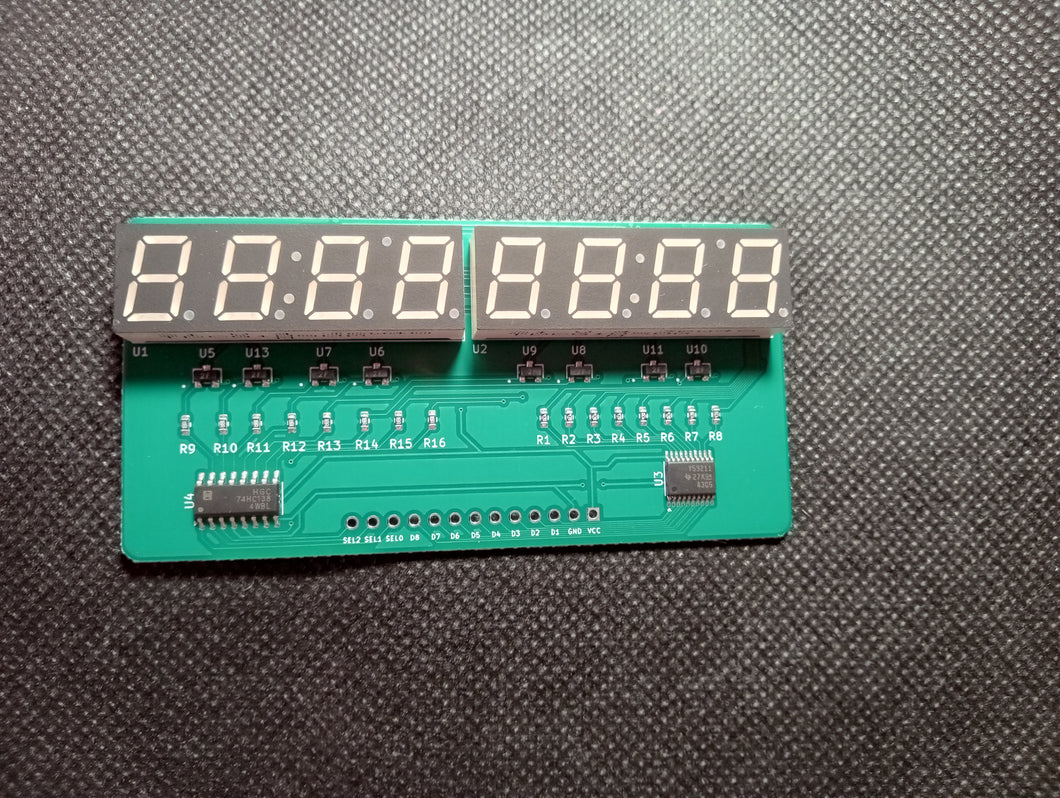 Purdue University ECE362 Seven-segment Display Board
