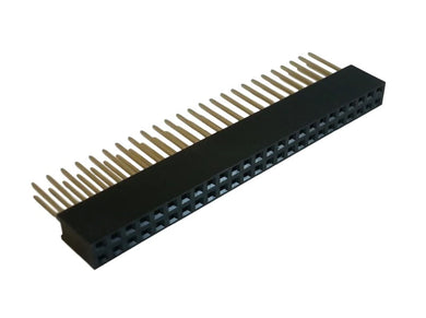 dual-row stackable header (50-pin version shown)