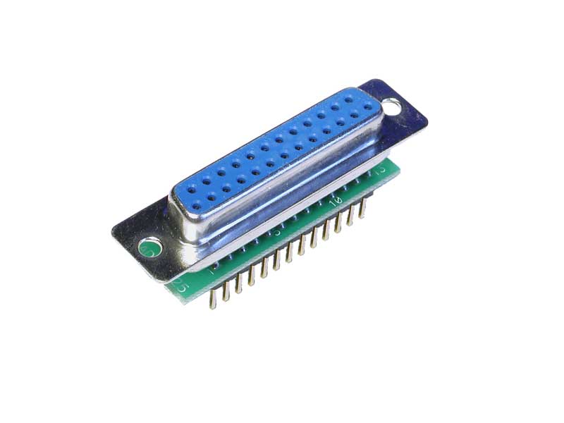 D-Sub Adapters, 25-pin socket