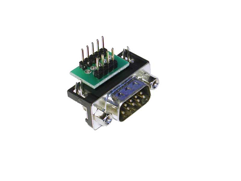 D-Sub Adapters, 9-pin plug, right-angle