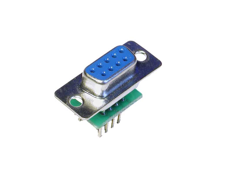 D-Sub Adapters, 9-pin socket