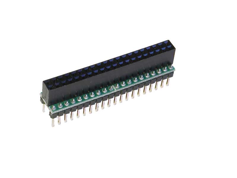 Dual-row Receptacle Adapter, 40-pin