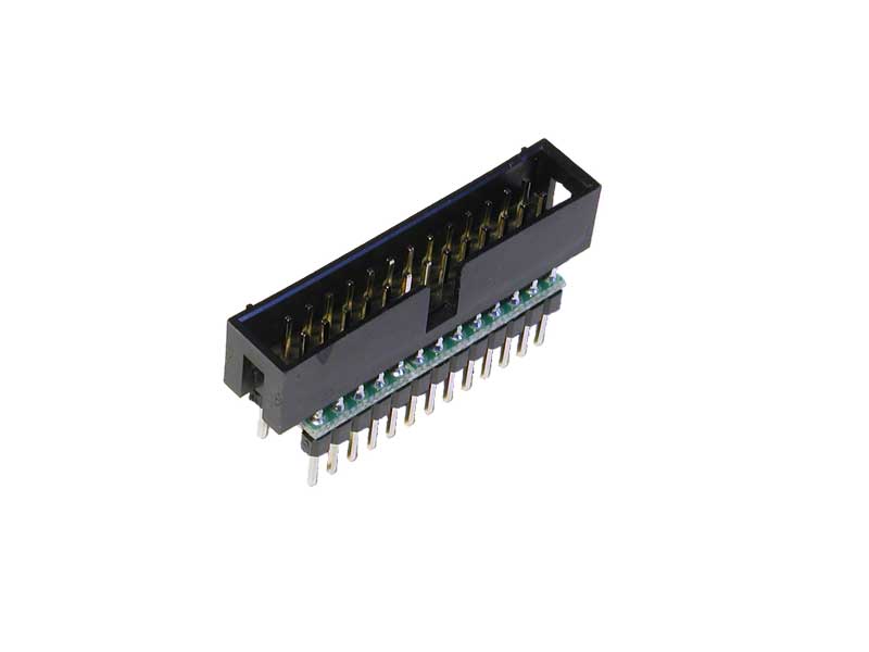 IDC Ribbon Cable-to-breadboard adapter, 26-pin