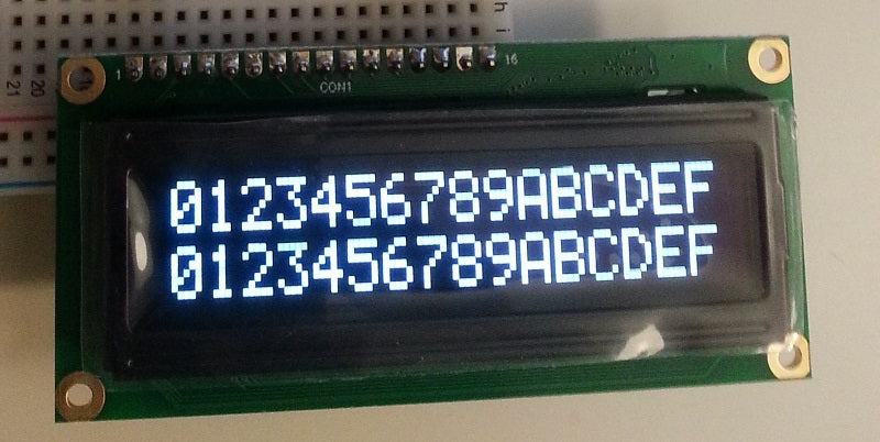 OLED 16x2 Display, SPI