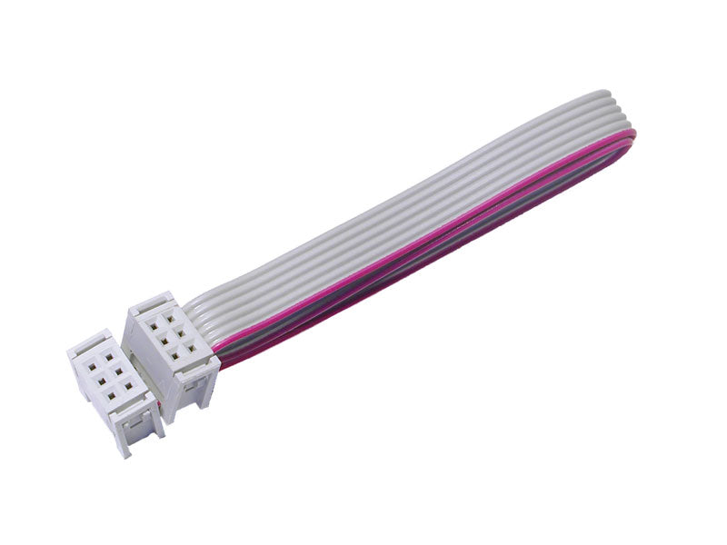 Ribbon cable, 6-pin to 6-pin, 12-inch