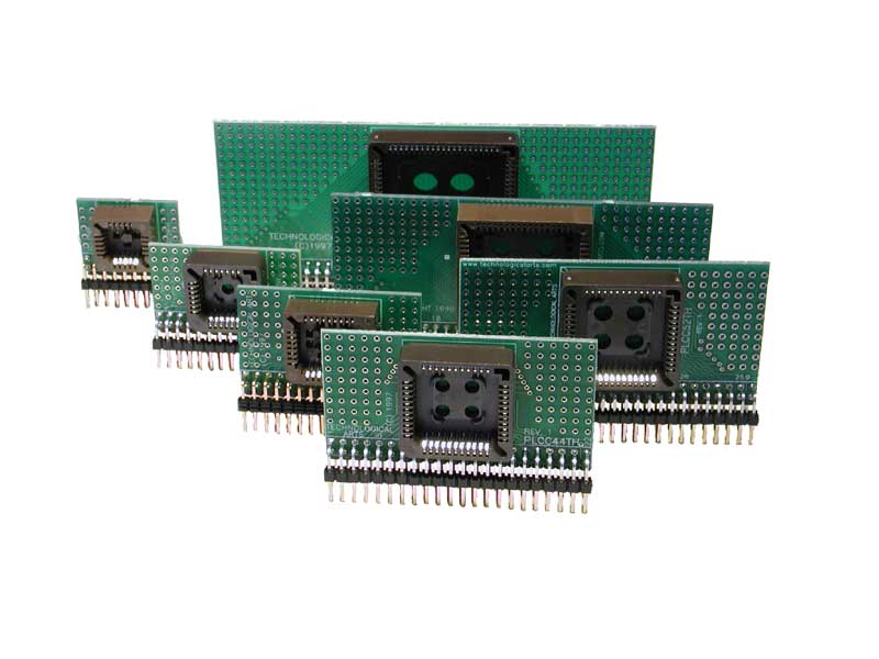 PLCC Adapters, set of seven