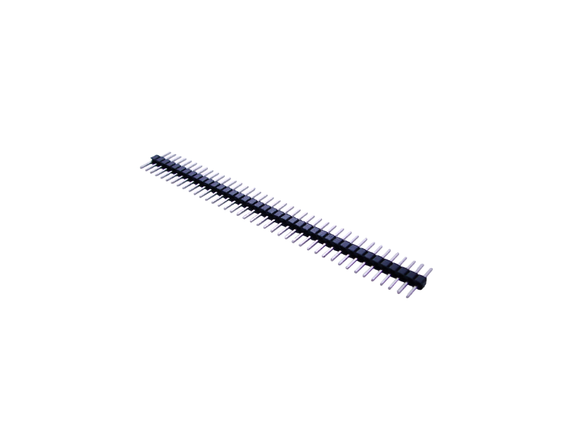 header, double-ended male, single-row, straight, 40-pin